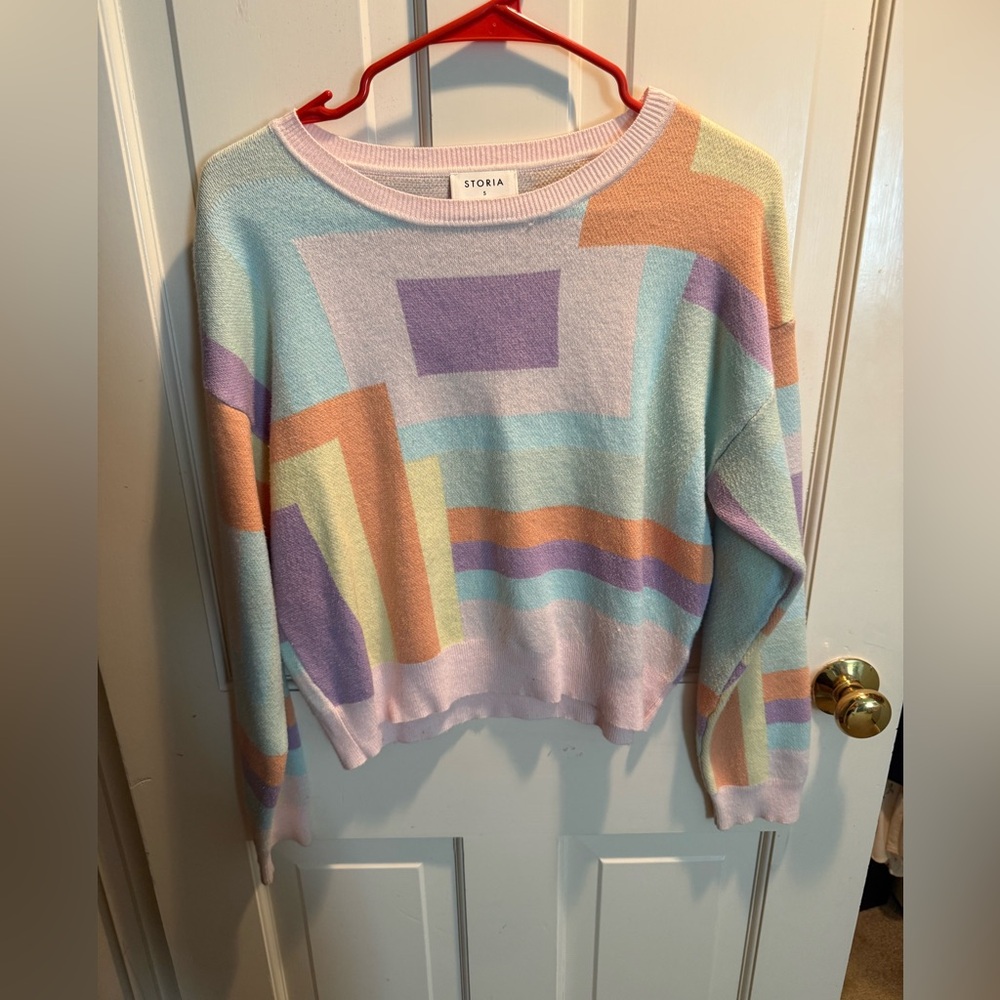 Storia Pastel Colorblock Sweater